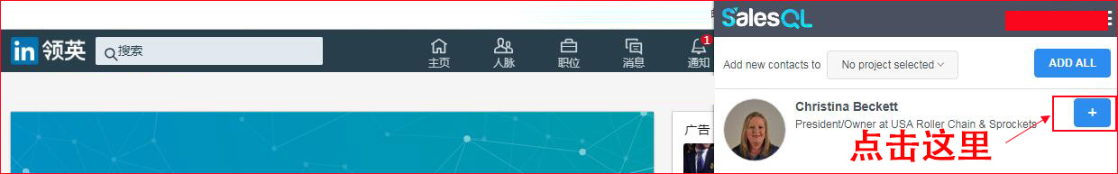 salesql查找客户邮箱