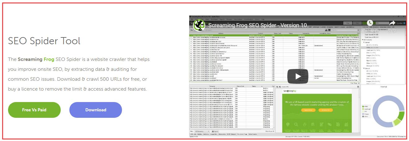 谷歌SEO工具screamingfrog