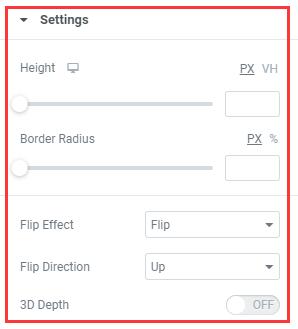 Elementor编辑器Flip Box主体功能设置之setting选项