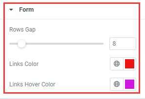 Elementor编辑器login的样式设之form
