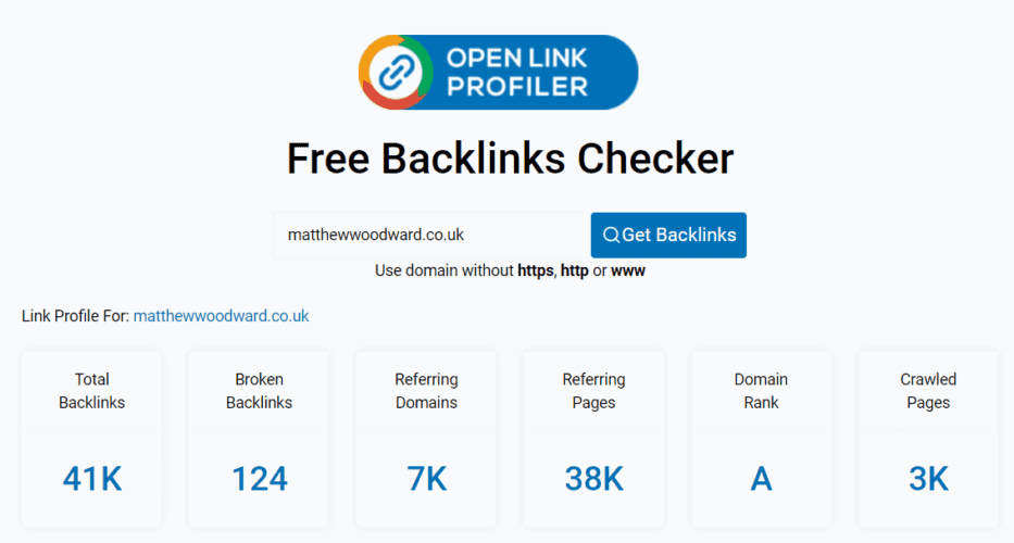 Open Link Profiler