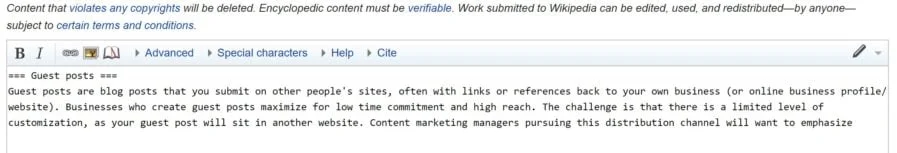 Unique link opportunities