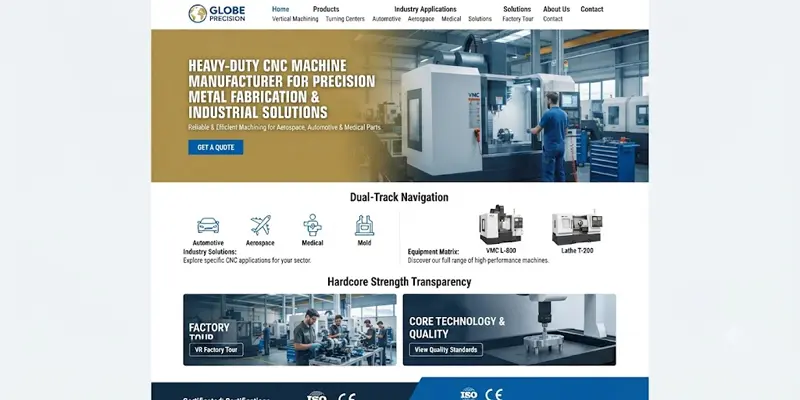 how to build a cnc website